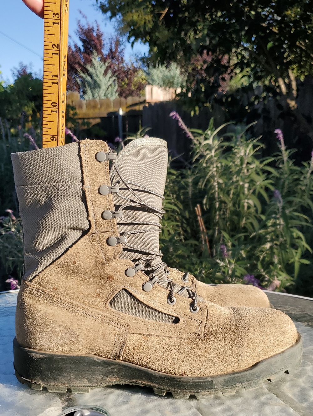 Bellville Airforce Combat Boots Size 11 R. USA. Gortex.  Vibram Soles. EUC